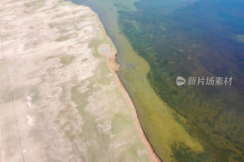青海省海南州-航拍湖东洱海自然风光
