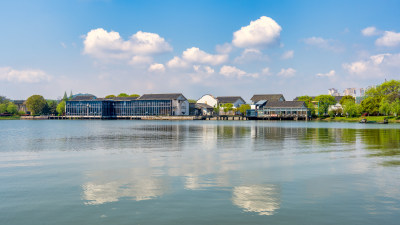 湖北黄石磁湖情人路风景