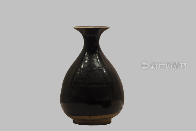 河南博物馆元代耀州窑黑釉瓶