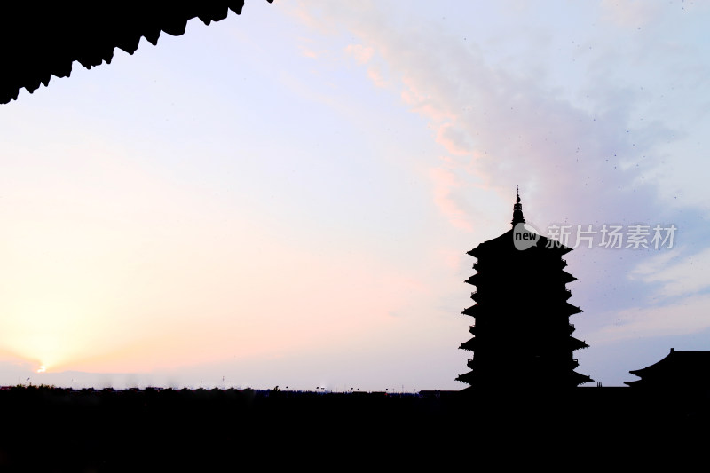 山西应县木塔 千年佛宫寺塔