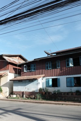 老挝琅勃拉邦城市风景