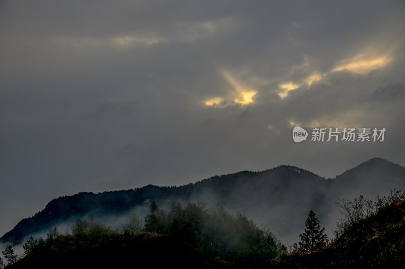 重庆酉阳：雾气中的山村田园