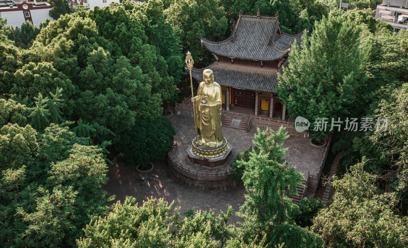 安徽徽园航拍图片合集图2（九华寺）