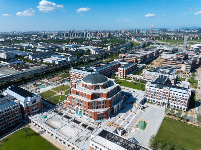 宁波东方理工大学航拍延时4k