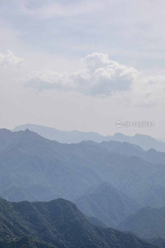 西安秦岭终南山南五台自然风光景点景观