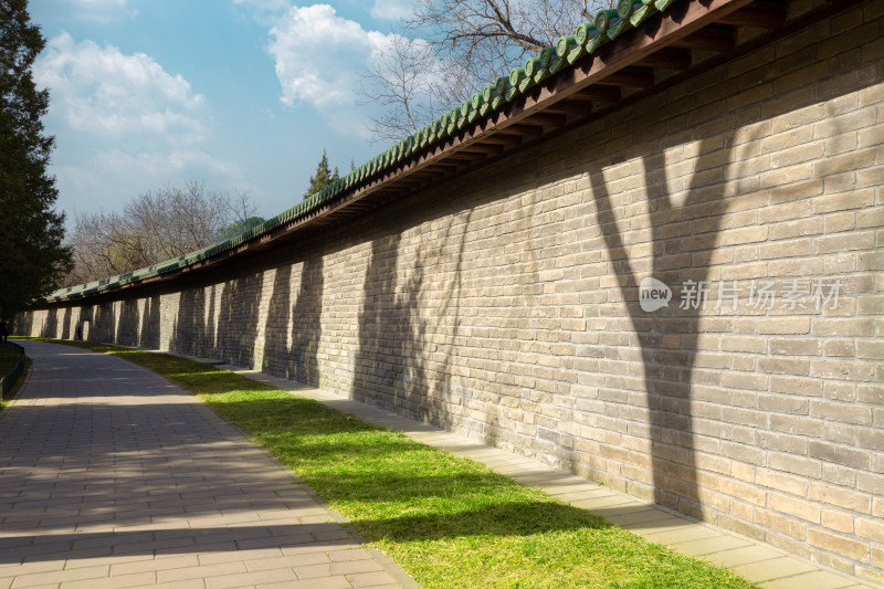 北京天坛公园自然景色