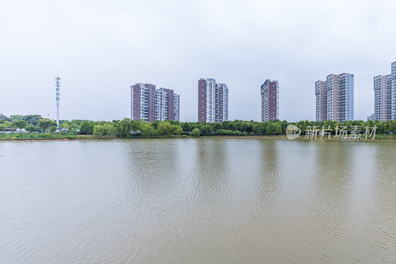 武汉江夏区韵湖湿地公园风景