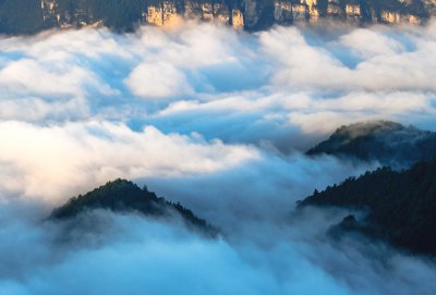 重庆酉阳：乌江青山白纱俏