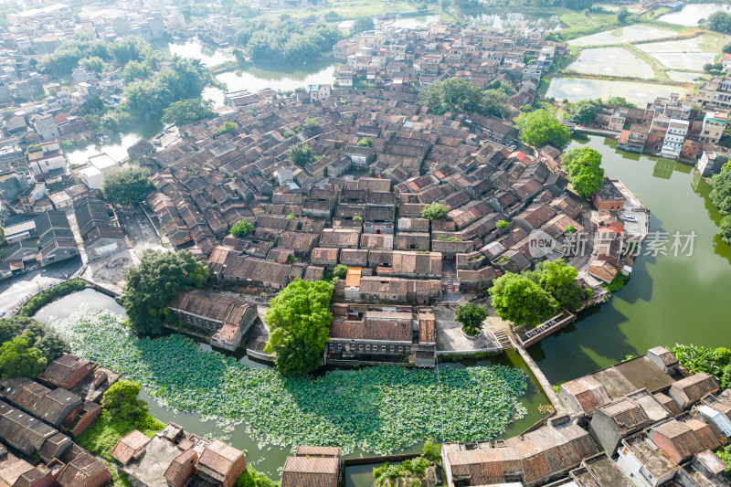 广东肇庆市黎槎村八卦村