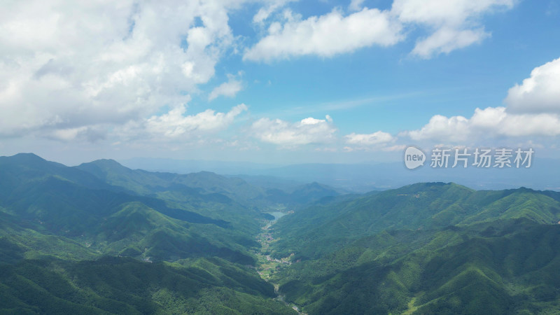 航拍江西吉安井冈山黄洋界景区