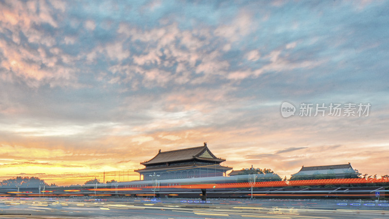 唯美自然风光夕阳落日晚霞城市风光