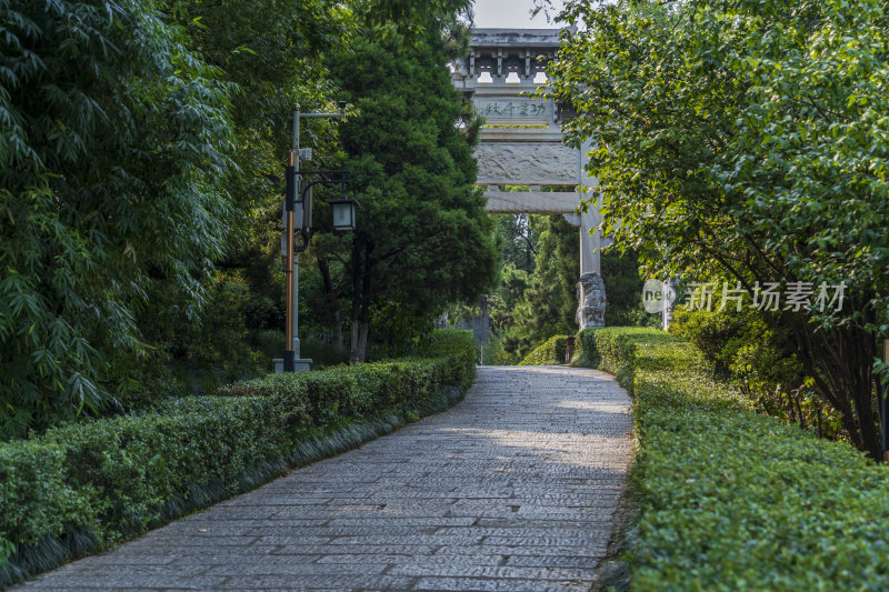 武汉武昌区黄鹤楼公园风景