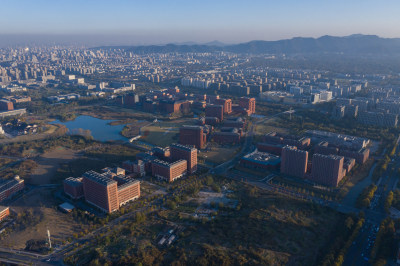 浙江大学紫金港校区航拍全景