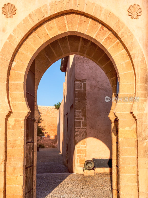 拱形门洞建筑景观