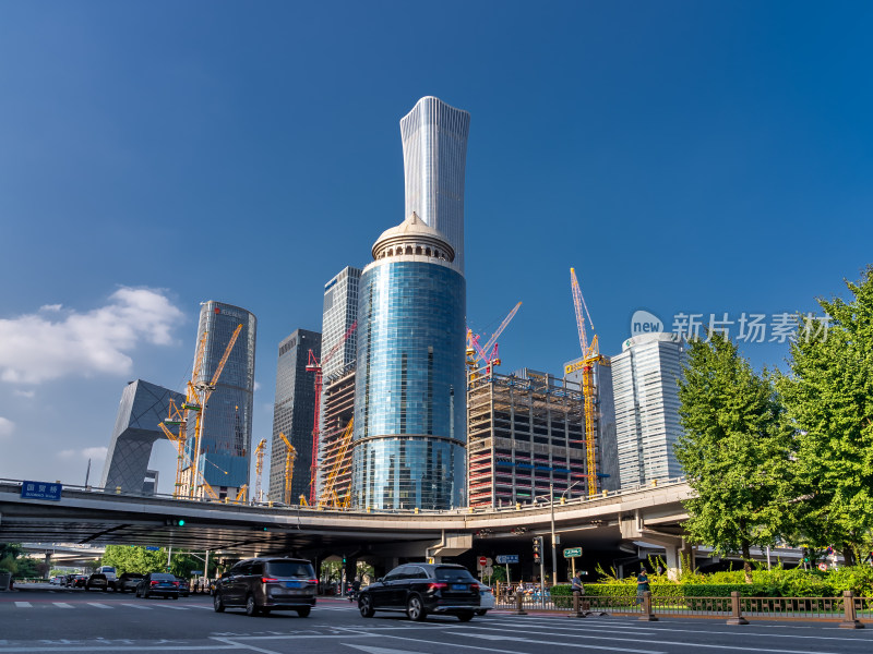 北京朝阳区国贸CBD建筑群