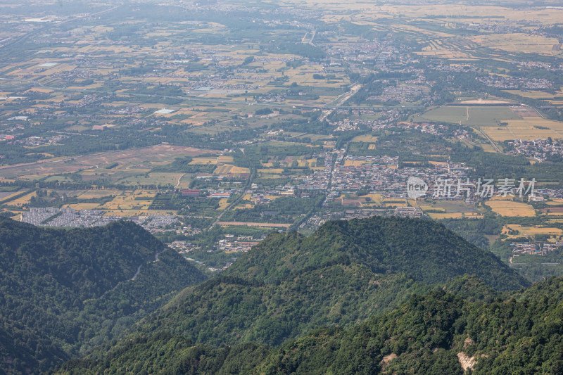 西安秦岭终南山南五台自然风光景点景观