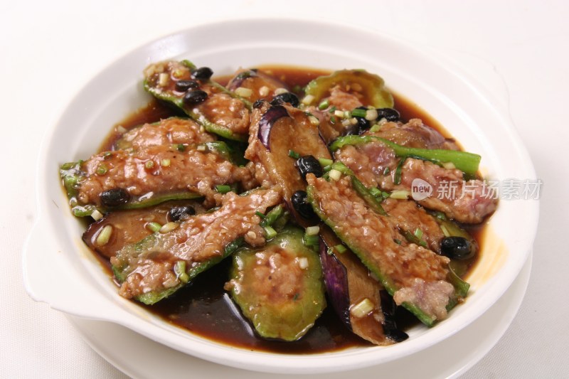 煎酿三宝肉馅苦瓜茄子青椒