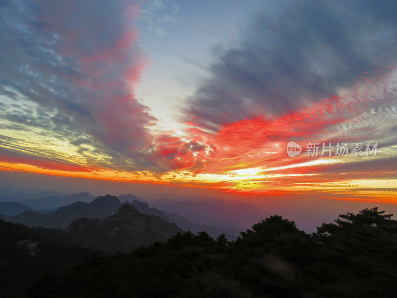 中国安徽黄山旅游风光