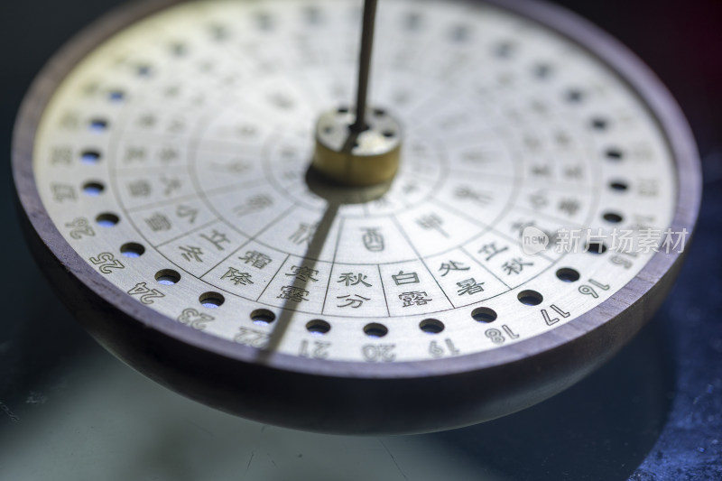 二十四节气时间刻度罗盘之寒露