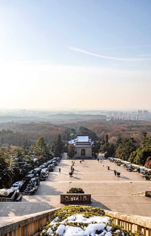 南京钟山风景区中山陵景点景观