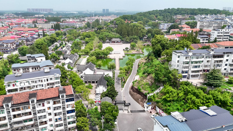 航拍黄冈东坡赤壁4A景区