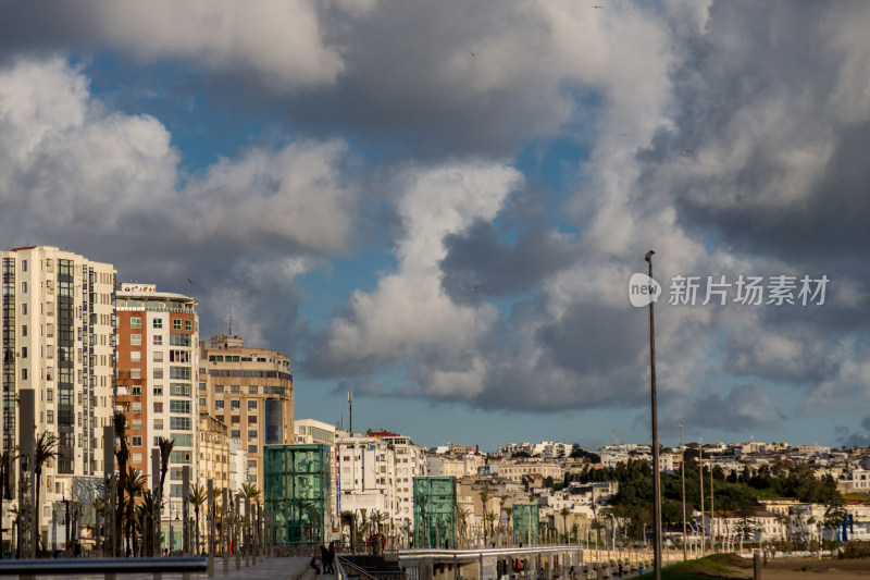 摩洛哥丹吉尔城市风光