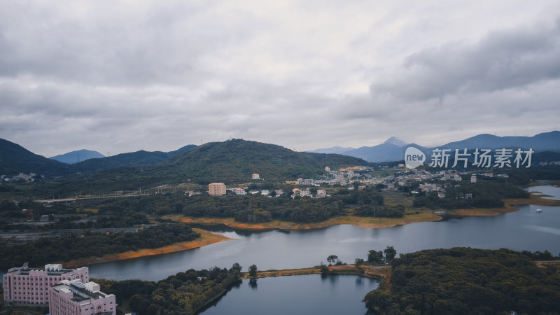 航拍泉州洛江区马甲镇