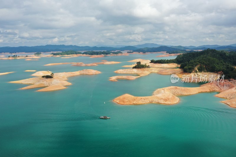 河源万绿湖 湖泊 千岛湖