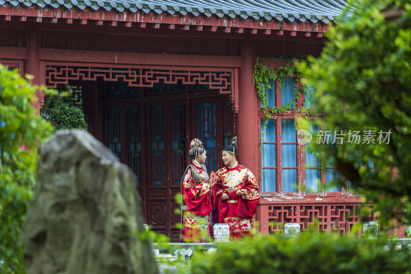 武汉东湖磨山景区盆景园