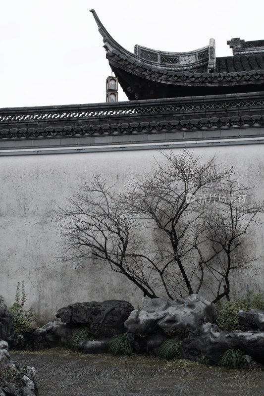 浙江南浔古镇诗意水墨古风建筑风景