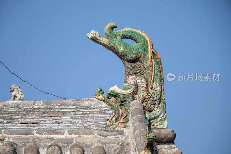 山西天台庵屋脊装饰