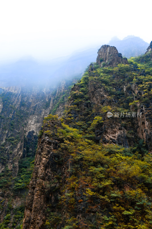 大山中的自然风景