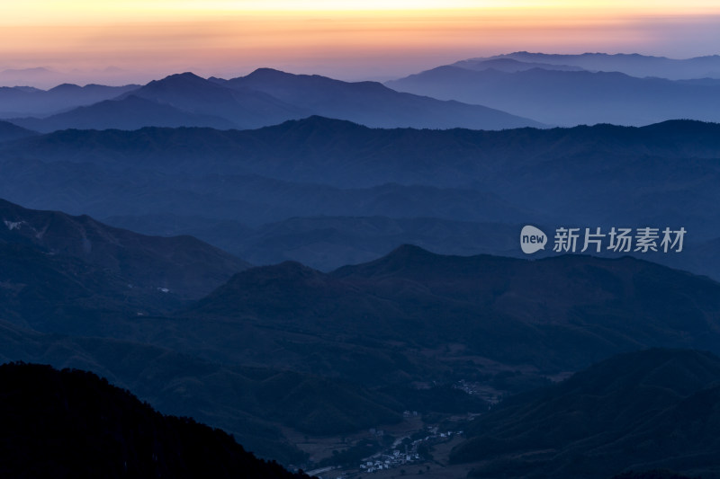 江西武功山日出