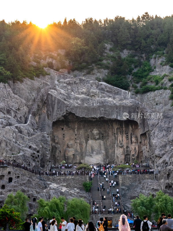 洛阳龙门石窟旅游风景