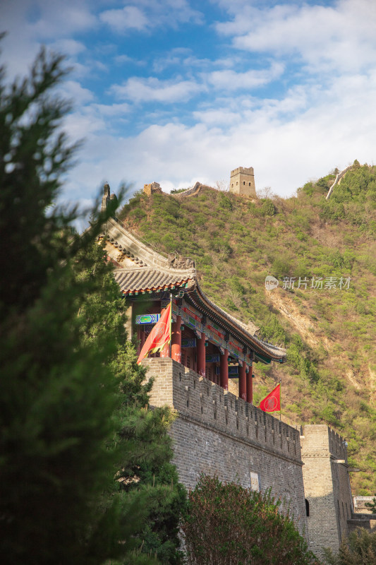 天津蓟县黄崖关长城景区自然风光