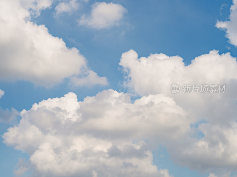 天空蓝天白云云朵高清背景壁纸素材