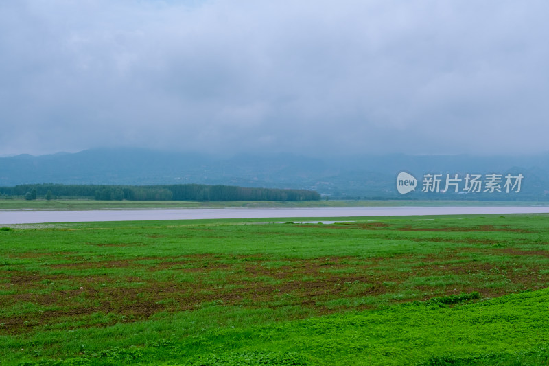 河南三门峡陕州公园黄河风光