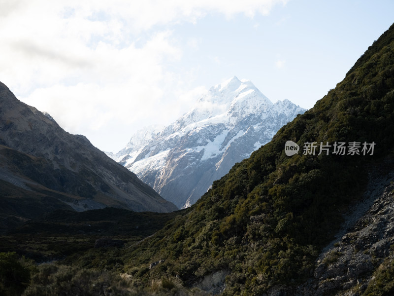 新西兰南阿尔卑斯库克雪山Mt Cook