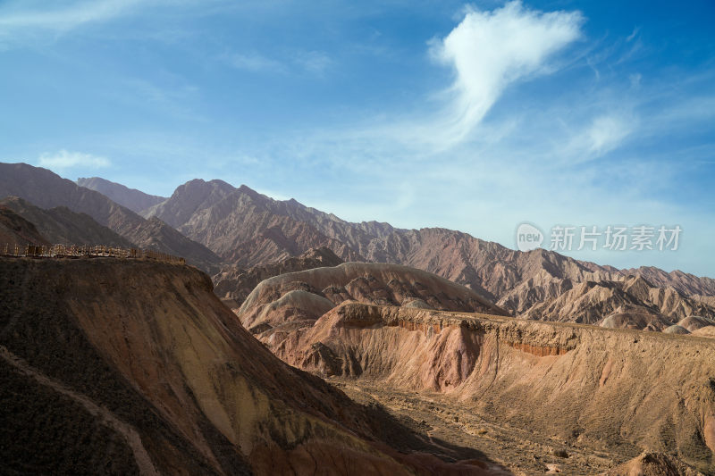 甘肃张掖七彩丹霞风景