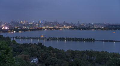 杭州西湖夜景