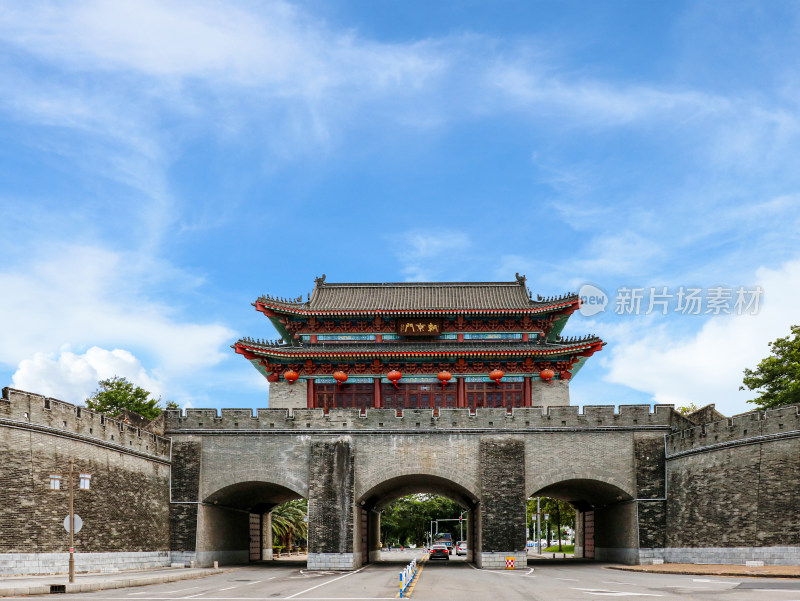 广东省惠州市著名旅游景点朝京门古建筑