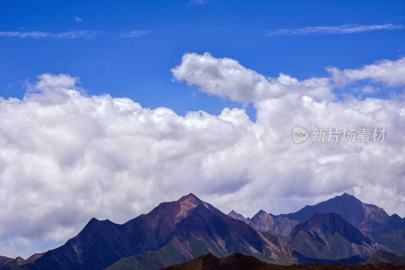 祁连山山脉山顶特写