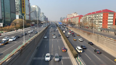 中国城市道路车流