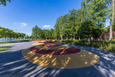 武汉青山江滩公园风景