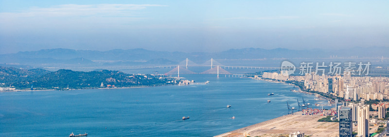 中国广东省汕头市城区大景