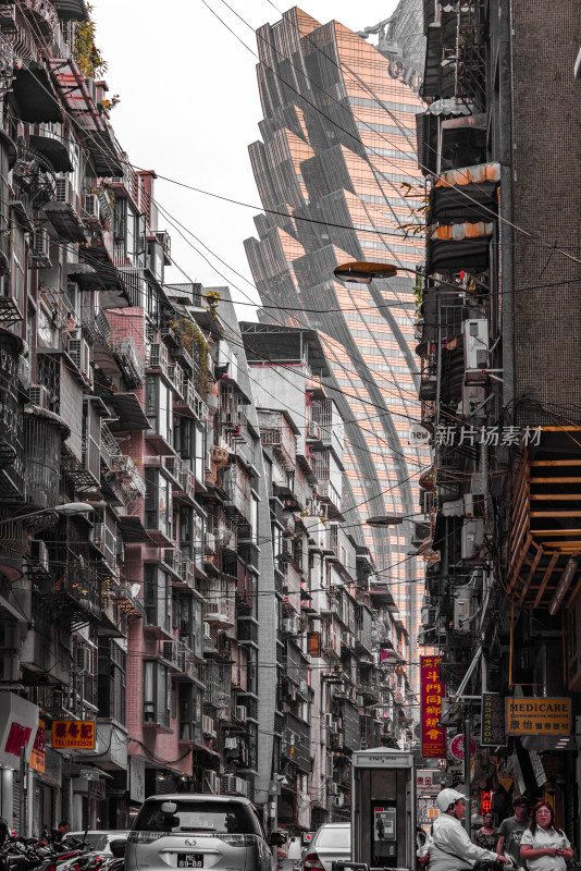 中国澳门城市街景