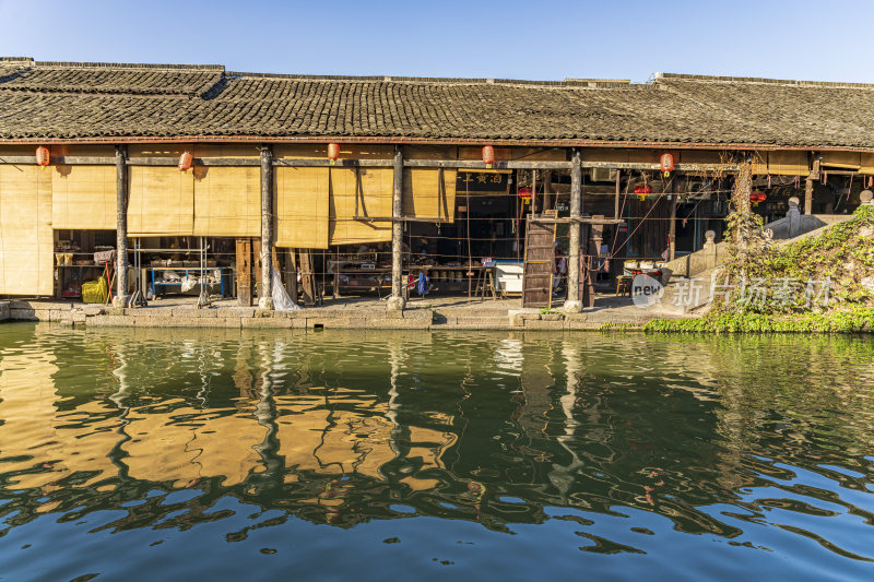 绍兴安昌古镇江南水乡风景