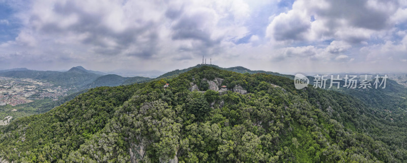 福建泉州清源山5A景区全景图