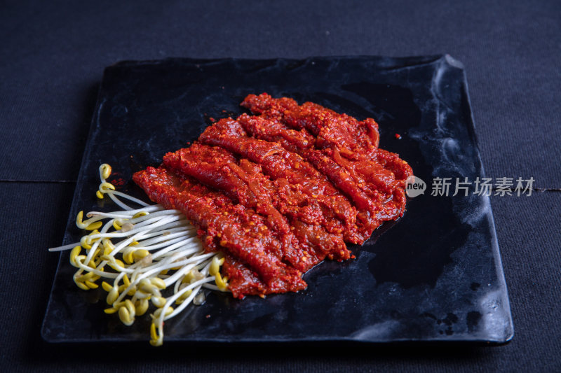 生切牛肉