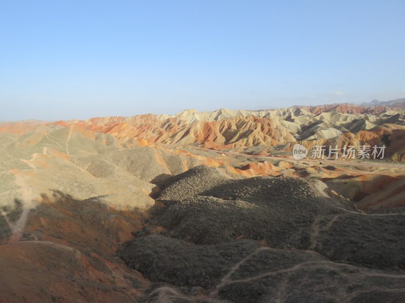 甘肃张掖七彩丹霞风景区旅游风光